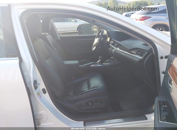 JTHBK1GG6G2234975 2016 LEXUS ES 350 White Widok wnętrza z przodu