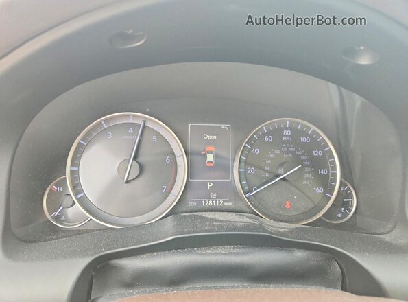 JTHBK1GG6H2253107 2017 LEXUS ES White Instrument cluster view