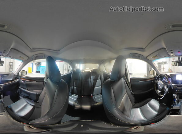 JTHBK1GG7G2236332 2016 LEXUS ES Gray Widok naklejki z numerem VIN