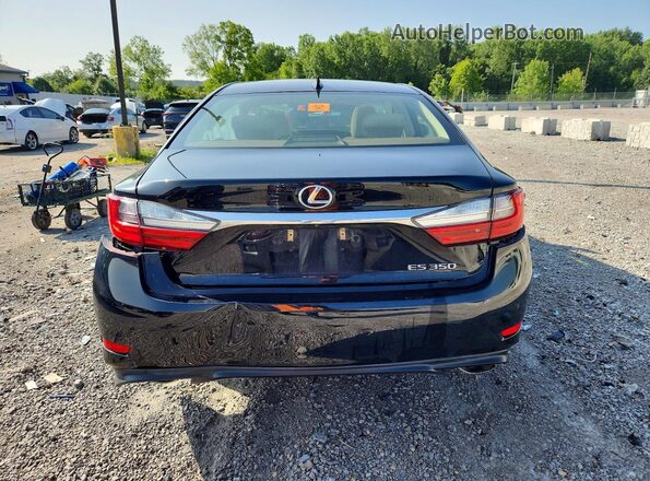 JTHBK1GG7G2239313 2016 LEXUS ES Black Вид ззаду