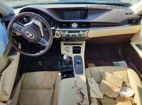 JTHBK1GG7G2239313 2016 LEXUS ES Black Вид панелі приладів