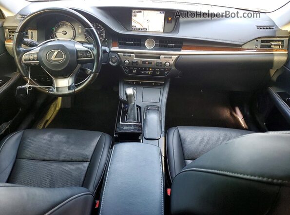 JTHBK1GG8G2216381 2016 LEXUS ES Silver Vista del salpicadero