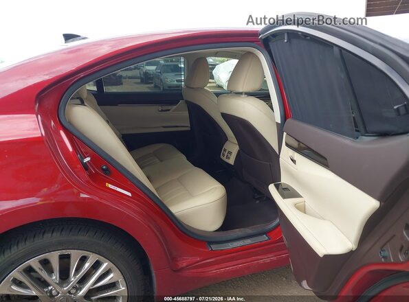 JTHBK1GG8G2220026 2016 LEXUS ES 350 Red VIN კოდის სტიკერის ხედი