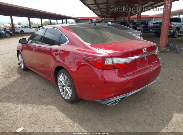 JTHBK1GG8G2220026 2016 LEXUS ES 350 Red უკანა მარცხენა