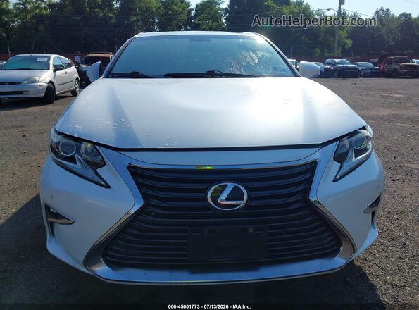 JTHBK1GG8G2229373 2016 LEXUS ES 350 White Widok zestawu wskaźników