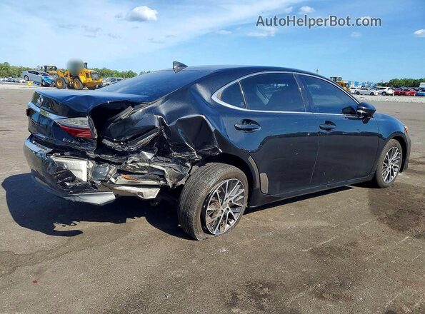 JTHBK1GG9G2214736 2016 LEXUS ES Black Trasero derecho
