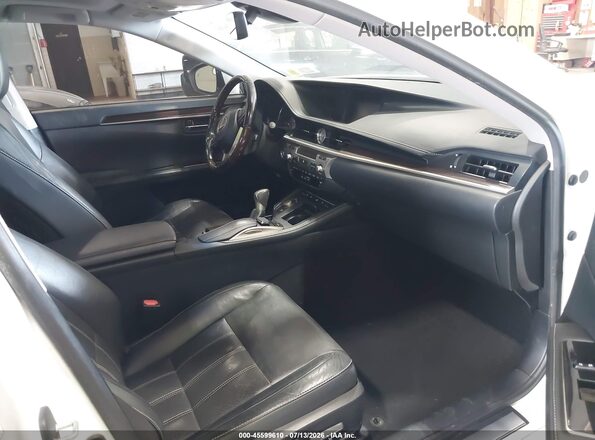 JTHBK1GG9G2219063 2016 LEXUS ES 350 Белый Вид салона спереди