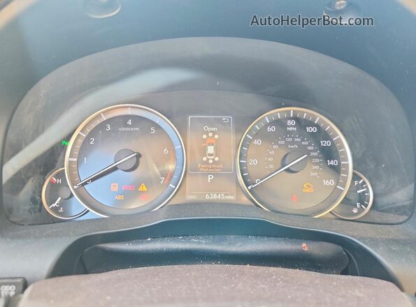 JTHBK1GG9G2234484 2016 LEXUS ES Белый Вид щитка приборов