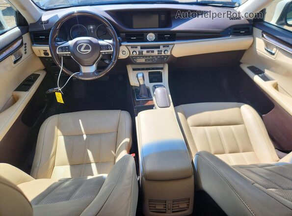 JTHBK1GG9G2234484 2016 LEXUS ES Белый Вид панели приборов