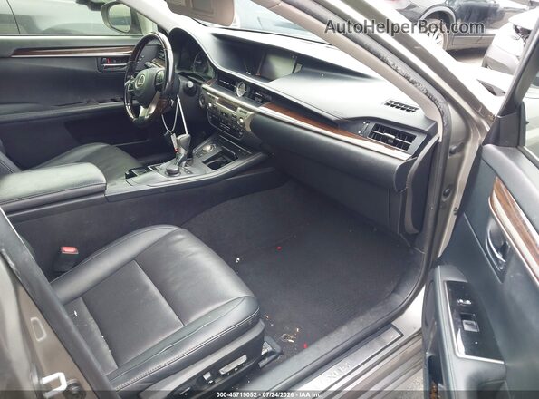 JTHBK1GGXG2218150 2016 LEXUS ES 350 Gray Widok wnętrza z przodu