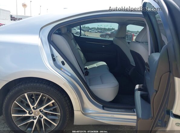 JTHBK1GGXG2218696 2016 LEXUS ES 350 Silver Widok naklejki z numerem VIN