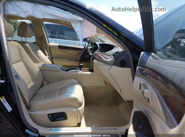 JTHBL5EF1G5139723 2016 LEXUS LS 460 Black წინა სალონის ხედი