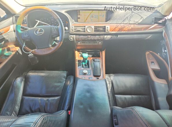JTHBL5EF1H5144714 2017 LEXUS LS Black Dashboard view