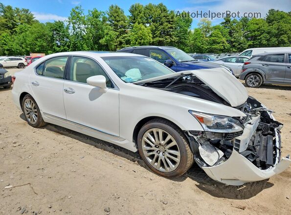 JTHBL5EF4H5144884 2017 LEXUS LS White Delantero derecho