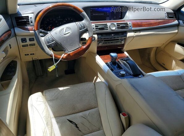 JTHBL5EF5G5140308 2016 LEXUS LS Cream Առջևի վահանակի տեսք
