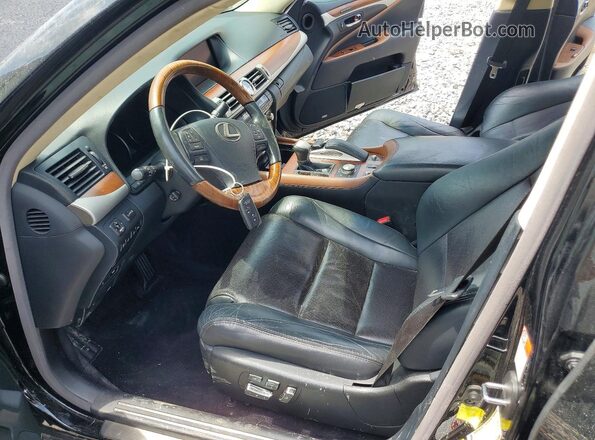 JTHBL5EF8H5146444 2017 LEXUS LS Black Front interior view