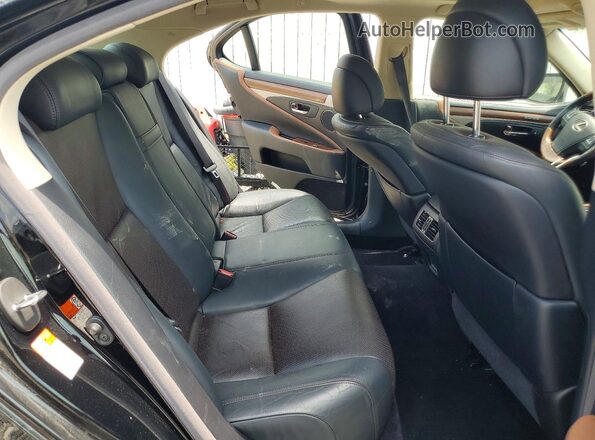 JTHBL5EF8H5146444 2017 LEXUS LS Black Rear seats view