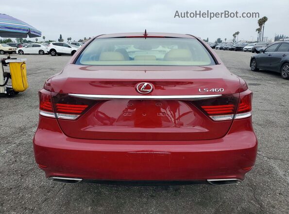 JTHBL5EF9G5141056 2016 LEXUS LS Red Հետևի տեսք