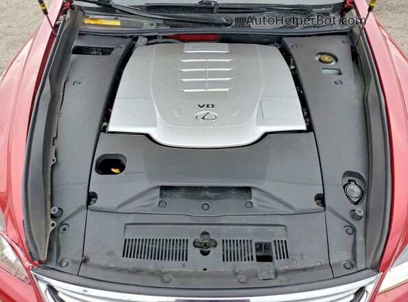 JTHBL5EF9G5141056 2016 LEXUS LS Red Սալոնի հետևի տեսք