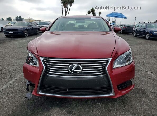 JTHBL5EF9G5141056 2016 LEXUS LS Red Դիմացի տեսք