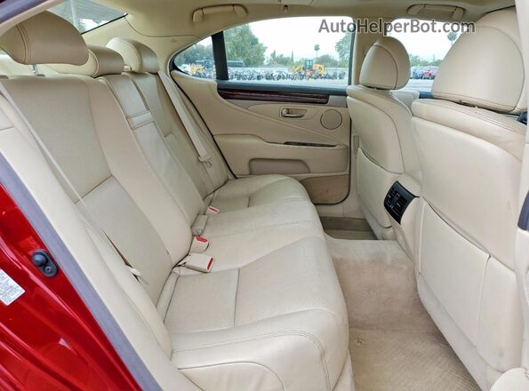 JTHBL5EF9G5141056 2016 LEXUS LS Red Հետևի նստատեղերի տեսք