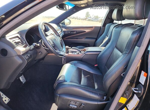 JTHBL5EF9H5145948 2017 LEXUS LS Black Front interior view
