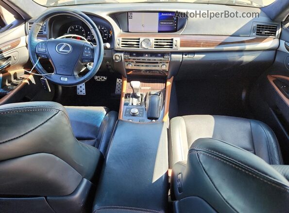 JTHBL5EF9H5145948 2017 LEXUS LS Black Dashboard view