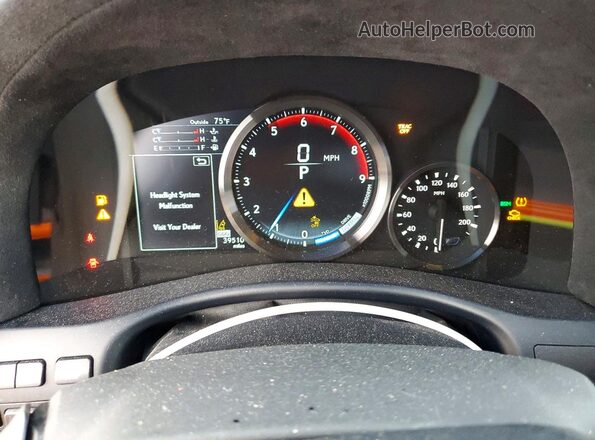 JTHBP1BL0GA001055 2016 LEXUS GS Blue Widok zestawu wskaźników