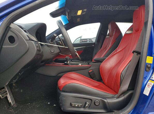 JTHBP1BL0GA001055 2016 LEXUS GS Blue Widok wnętrza z przodu