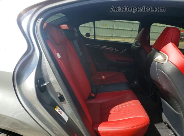 JTHBP1BL3GA000322 2016 LEXUS GS Silver Vista de los asientos traseros