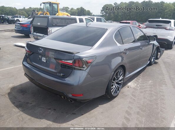 JTHBP1BL9GA000888 2016 LEXUS GS-F Серый Задняя правая четверть