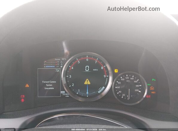 JTHBP1BL9GA000888 2016 LEXUS GS-F Серый Вид задних сидений