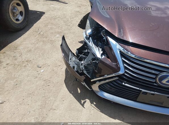 JTHBW1GG2G2109122 2016 LEXUS ES 300H Brown Widok z przodu