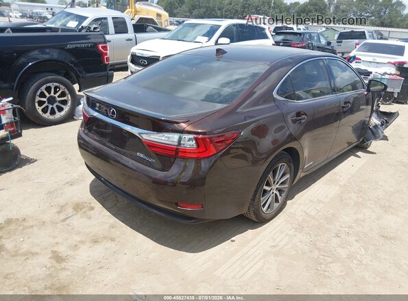 JTHBW1GG2G2109122 2016 LEXUS ES 300H Brown Tył prawy