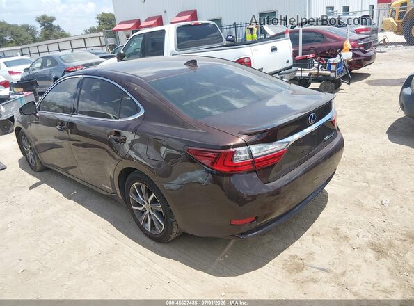 JTHBW1GG2G2109122 2016 LEXUS ES 300H Brown Tył lewy