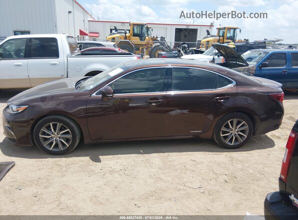 JTHBW1GG2G2109122 2016 LEXUS ES 300H Brown Widok wnętrza 360 stopni