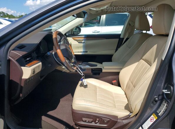 JTHBW1GG3H2135570 2017 LEXUS ES Gray წინა სალონის ხედი