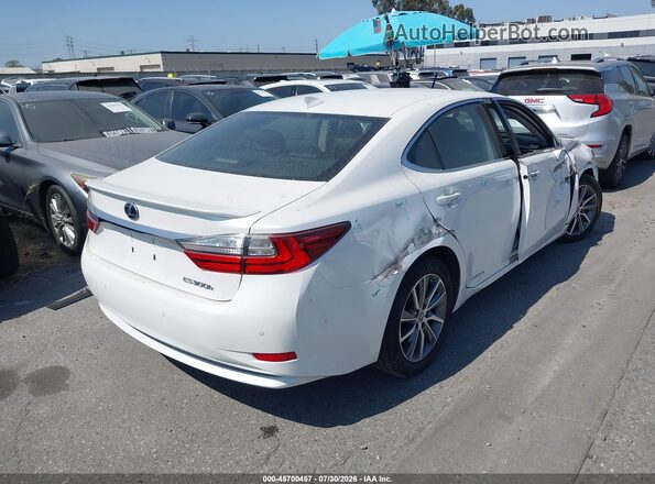 JTHBW1GG3H2153647 2017 LEXUS ES 300H Белый Задняя правая четверть