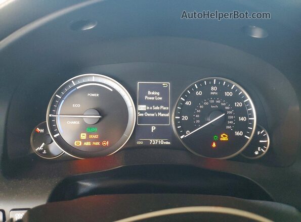 JTHBW1GG4G2104004 2016 LEXUS ES White Vista del cuadro de instrumentos