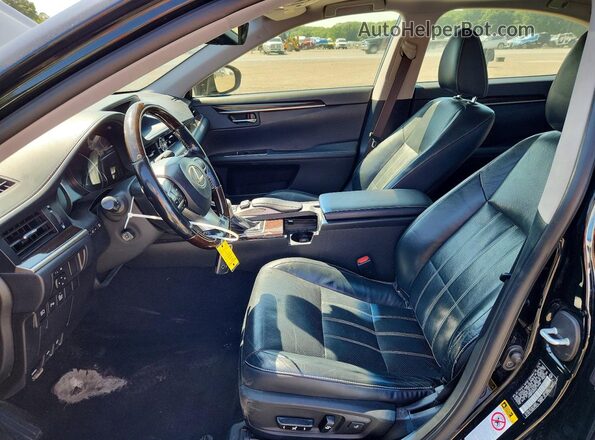 JTHBW1GG5G2110992 2016 LEXUS ES Black Սալոնի դիմացի տեսք