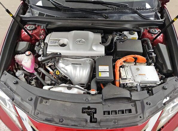 JTHBW1GG5G2113794 2016 LEXUS ES Красный Вид задней части салона