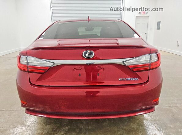JTHBW1GG5G2113794 2016 LEXUS ES Красный Вид сзади