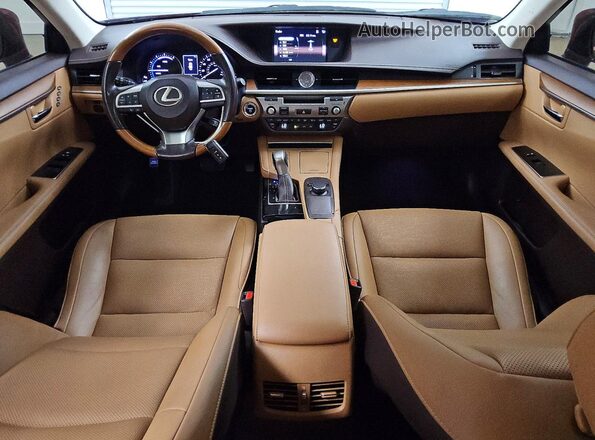 JTHBW1GG5G2113794 2016 LEXUS ES Красный Вид панели приборов