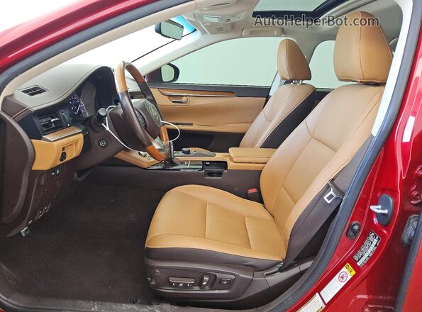JTHBW1GG5G2113794 2016 LEXUS ES Красный Вид салона спереди