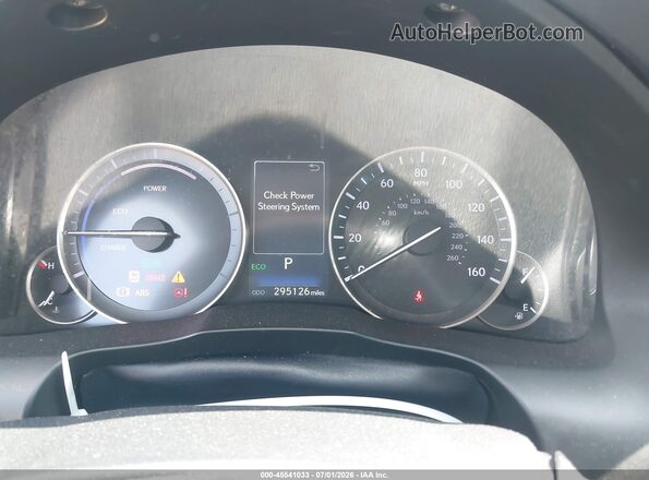 JTHBW1GG7G2104885 2016 LEXUS ES 300H Silver Вид задніх сидінь