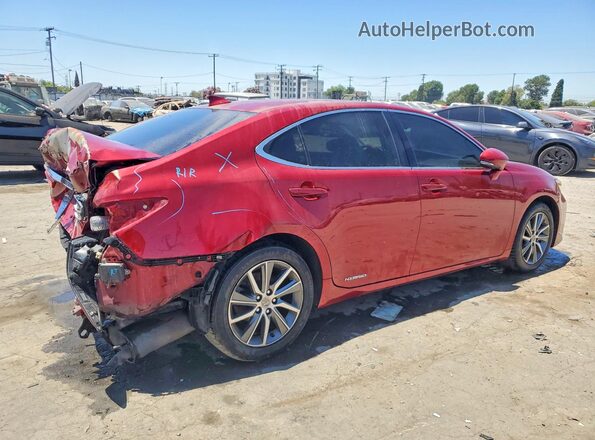 JTHBW1GG7G2108922 2016 LEXUS ES Red Trasero derecho