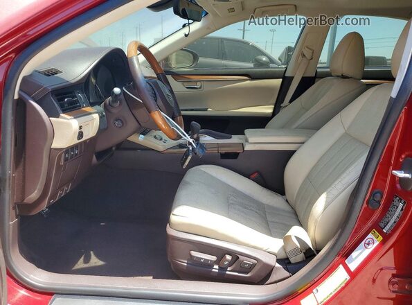 JTHBW1GG7G2108922 2016 LEXUS ES Red Vista interior delantera