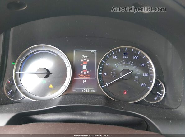 JTHBW1GG7J2181909 2018 LEXUS ES 300H Серебряный Вид задних сидений