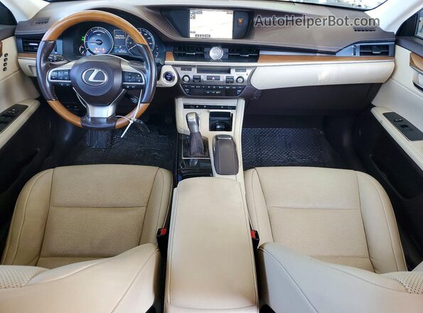 JTHBW1GG9G2119159 2016 LEXUS ES White წინა პანელის ხედი