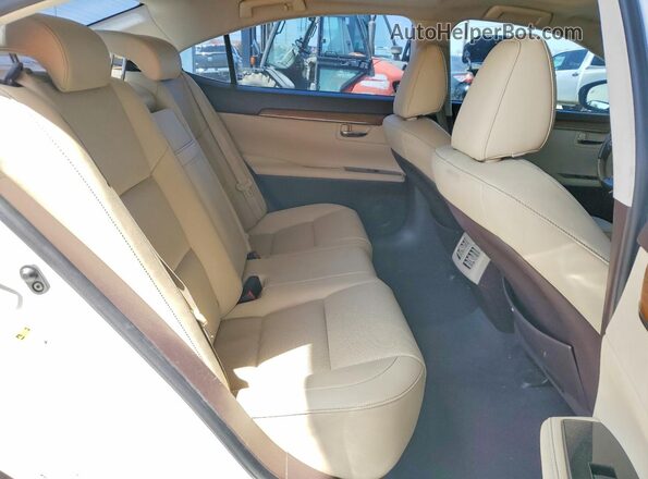 JTHBW1GG9G2119159 2016 LEXUS ES White უკანა სავარძლების ხედი